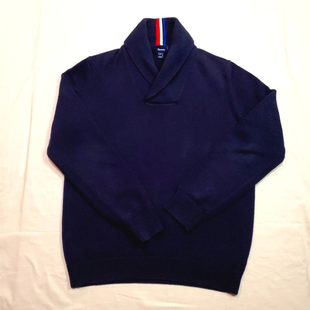 Faconnable Tailored Lambswool Shaw Collar Sweater